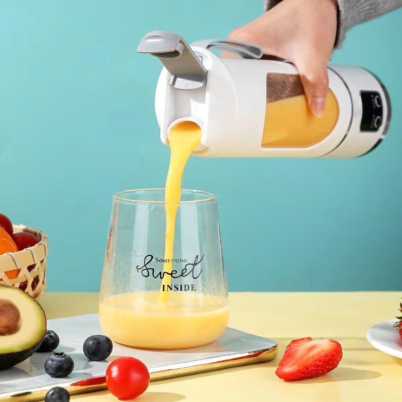USB Rechargeable Mini Portable Blender – Crush & Go Juice Cup with Digital Display